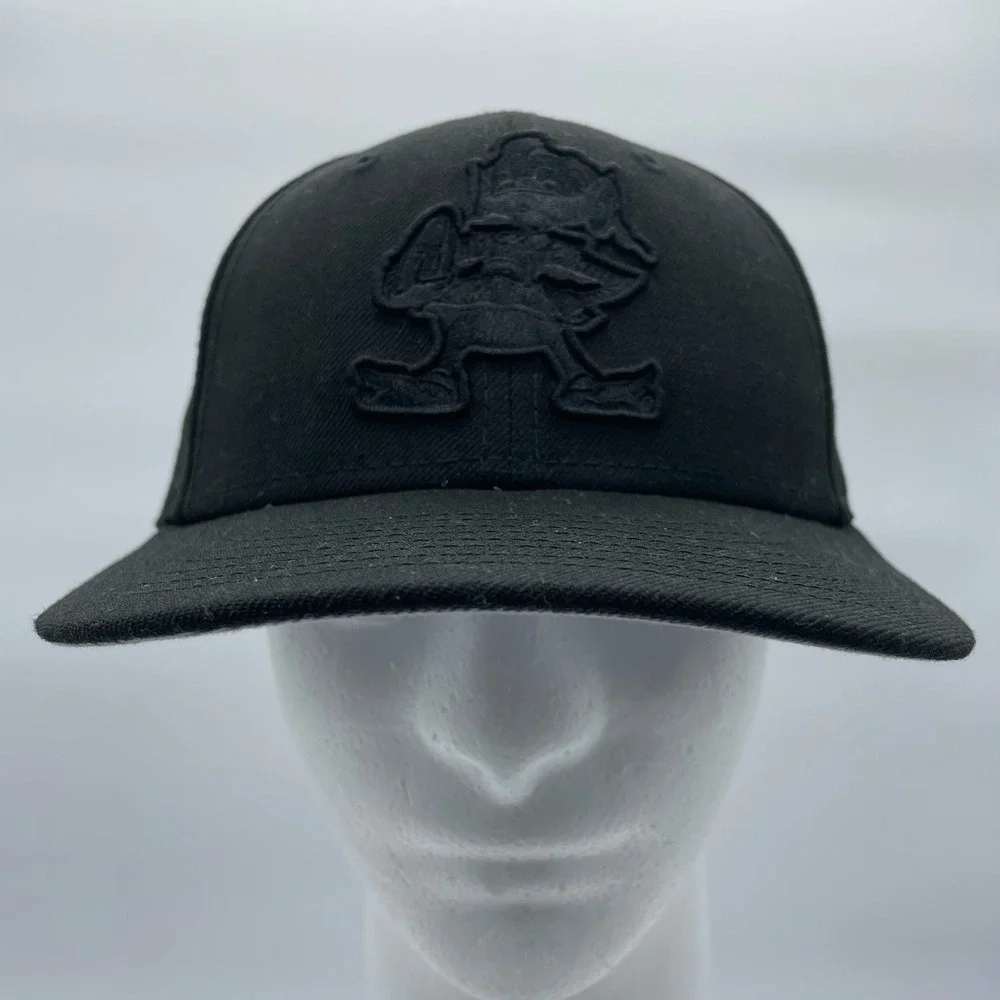 New Era 59Fifty NFL Cleveland‎ Browns Brownie The Elf Black Hat 7 1/4 Fitted Cap